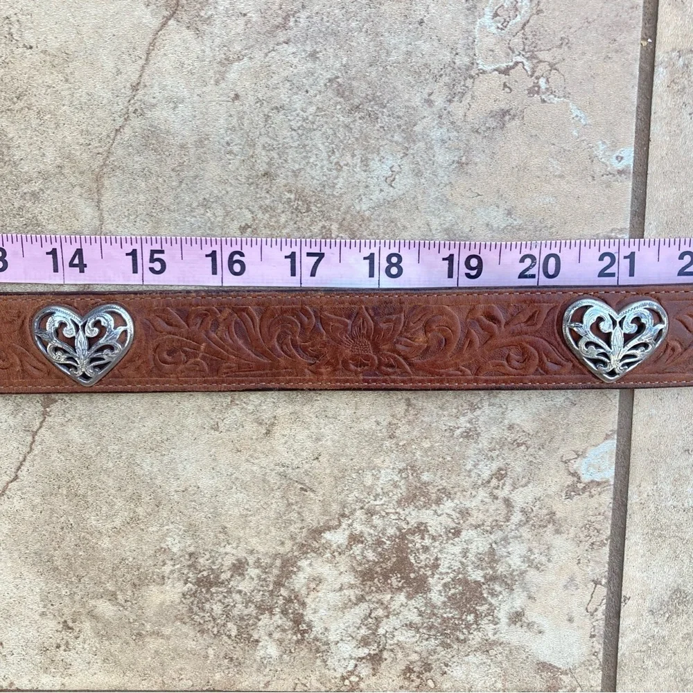 Justin Western Heart Belt 26”